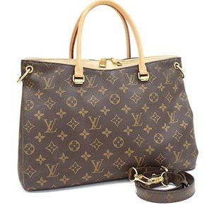 Pallas MM Monogram Canvas Shoulder Bag